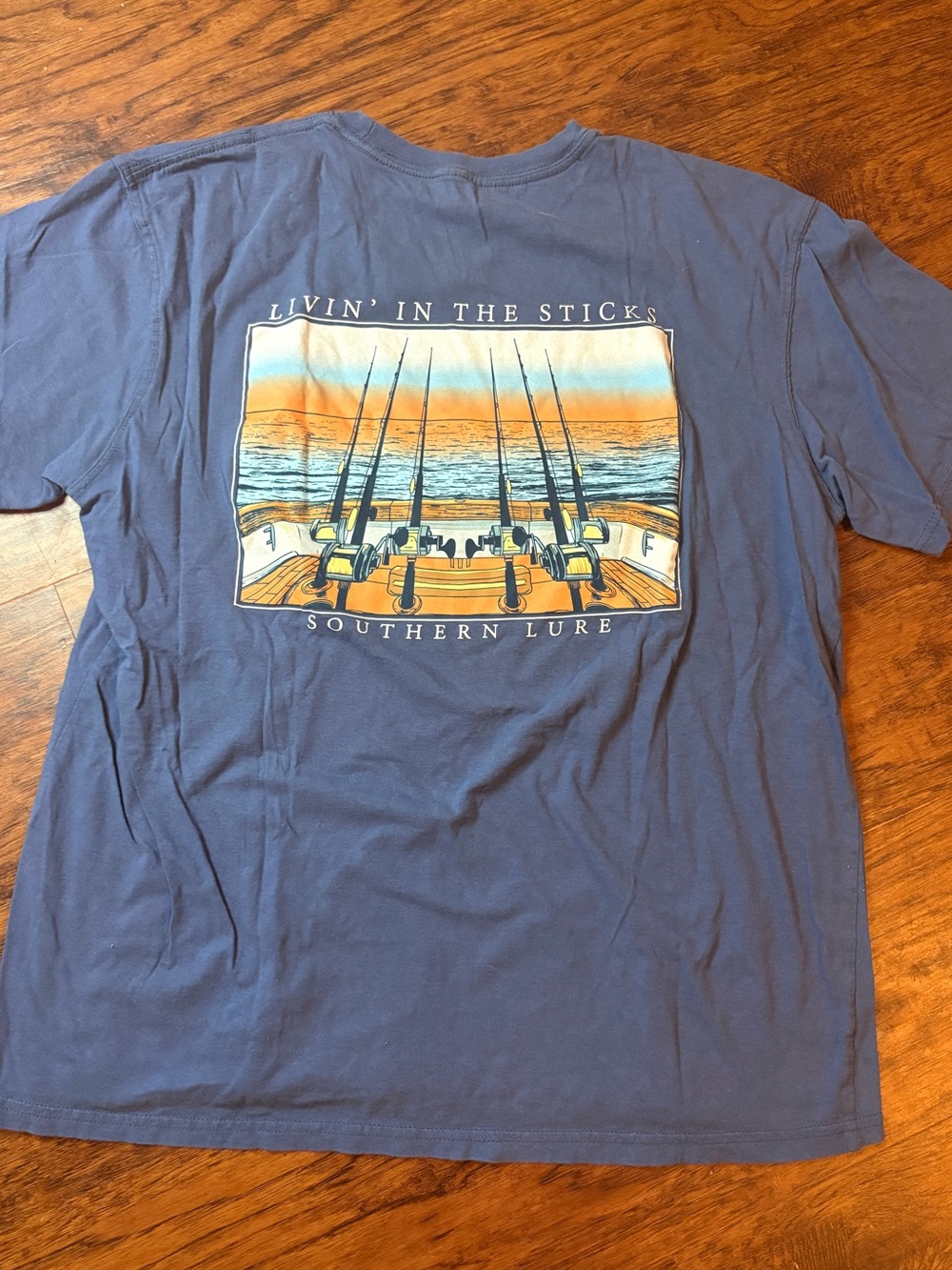Southern Lure Men's Short-Sleeve Graphic Tee - Blue